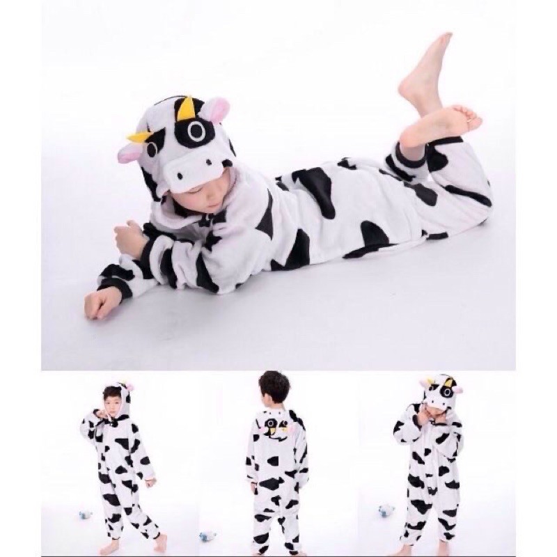 (Có sẵn) Bộ đồ thú bò sữa, bộ đồ cosplay bò sữa
