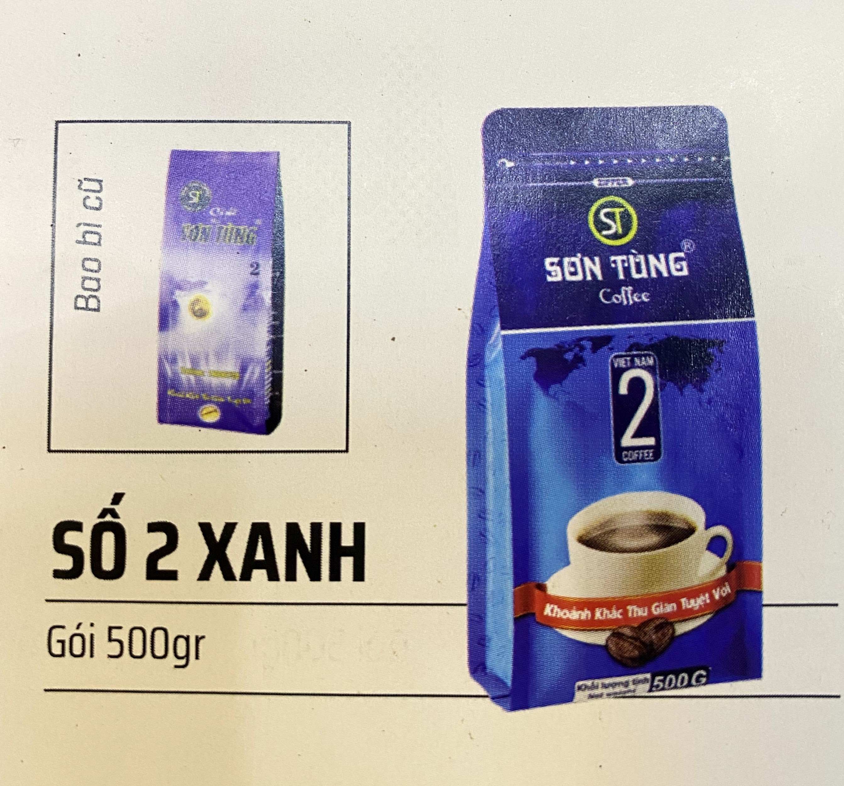CÀ PHÊ SƠN TÙNG XANH  SỐ 2 - SỐ 4 (500g)