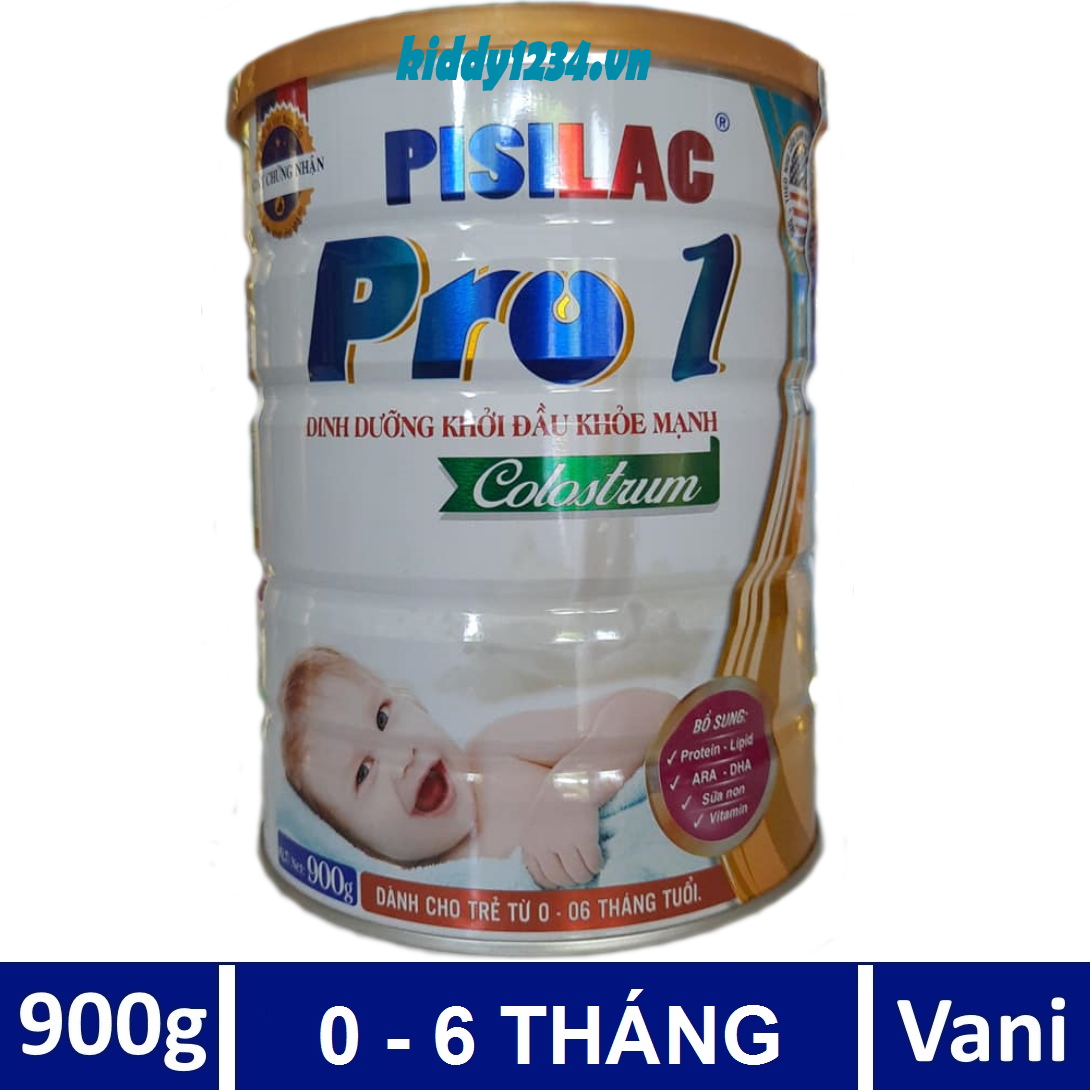 Sữa non Pisilac Pro 1 Colostrum 900g dành cho bé 0-6 tháng