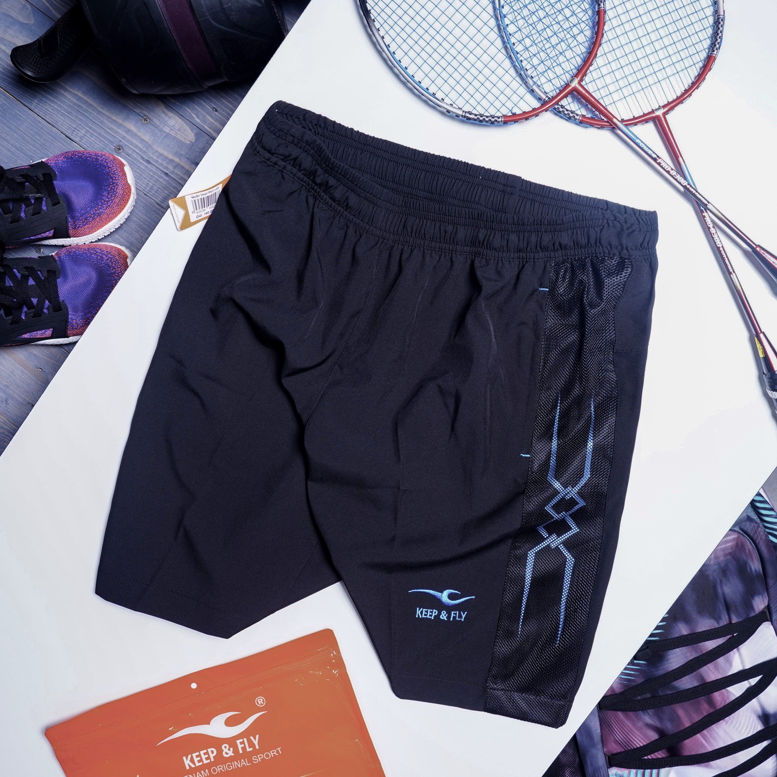 QUẦN SHORT THỂ THAO PHỐI LƯỚI KEEP & FLY 20 & 21
