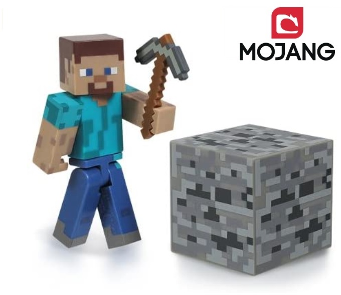 [ Chính hãng] Mô hình nhân vật Steve đào than Minecraft đồ chơi