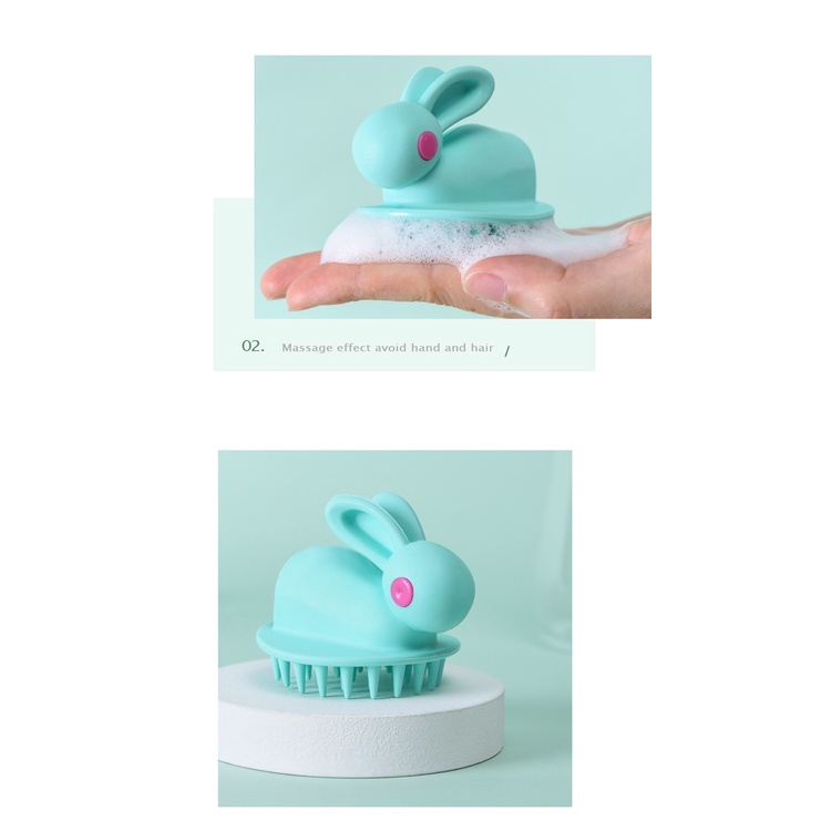 Dụng cụ gội đầu - massage hình con thỏ