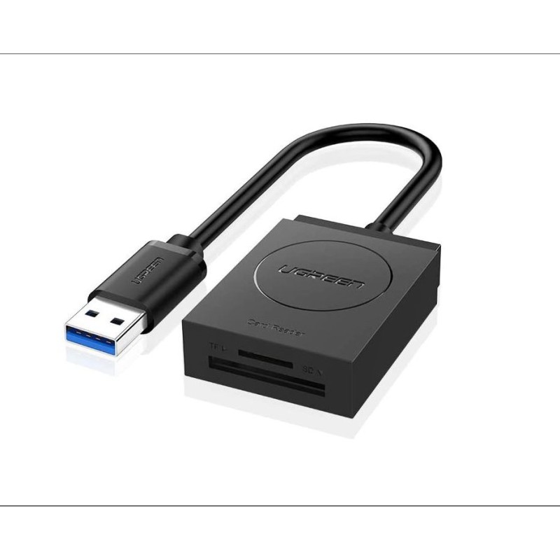 Bảng giá Đầu đọc thẻ USB 3.0 Card Reader Hỗ trợ thẻ TF và SD UGREEN 20250 Phong Vũ