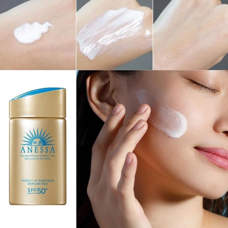 [CHÍNH HÃNG - 60ML] Kem chống nắng Anessa cho mọi da Perfect UV Sunscreen Skincare Milk SPF 50+ PA++++ 60ml