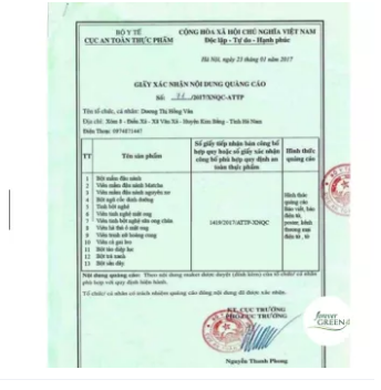 100gram Bột trà xanh nguyên chất DTX185