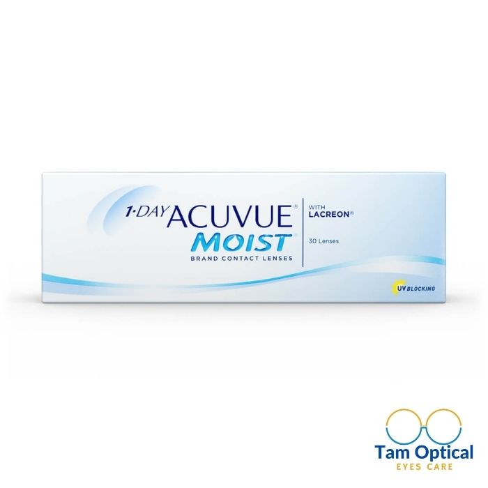 Kính Áp tròng  1-Day Acuvue Moist DAILY (30 lenses) viễn /longsighted/Presbyopia