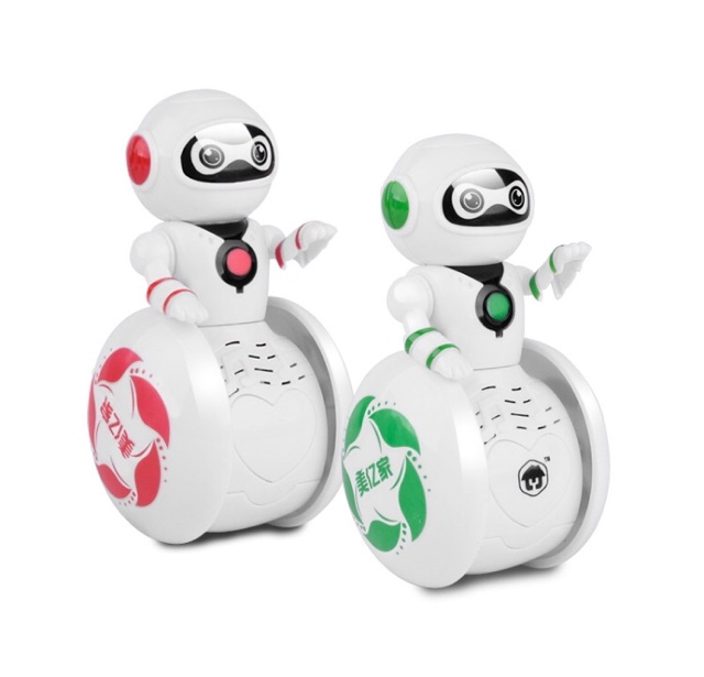 Robot lật đật phát nhạc phát sáng biết đi cho bé