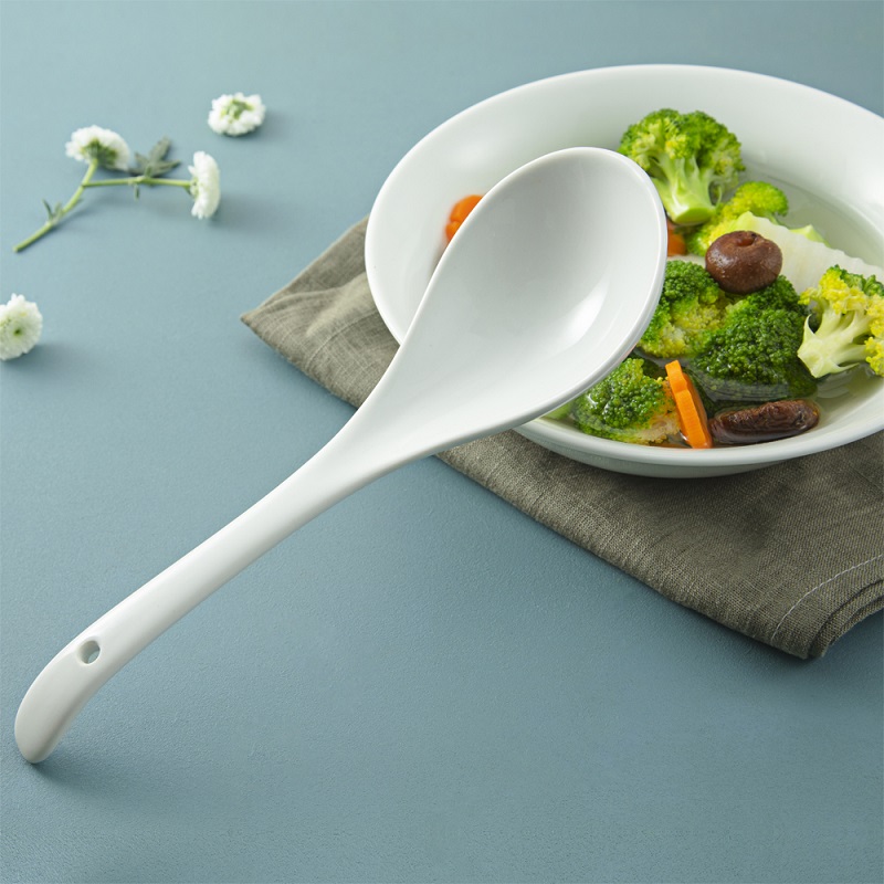 Muỗng múc cơm canh sứ cao cấp