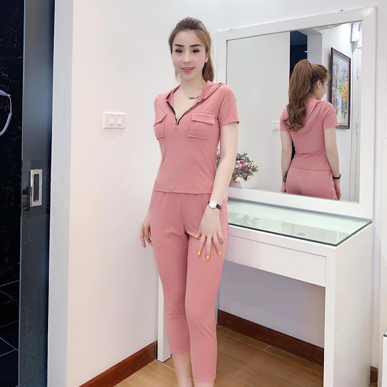Sét bộ dài thun gân-TH