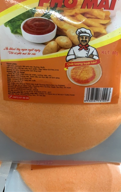 Bột Phô Mai Gói 80g