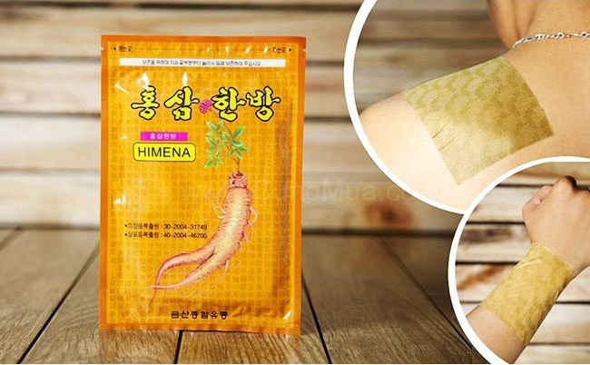 [HCM]Cao dán hồng sâm Himena Hàn Quốc HIMENA 20 miếng