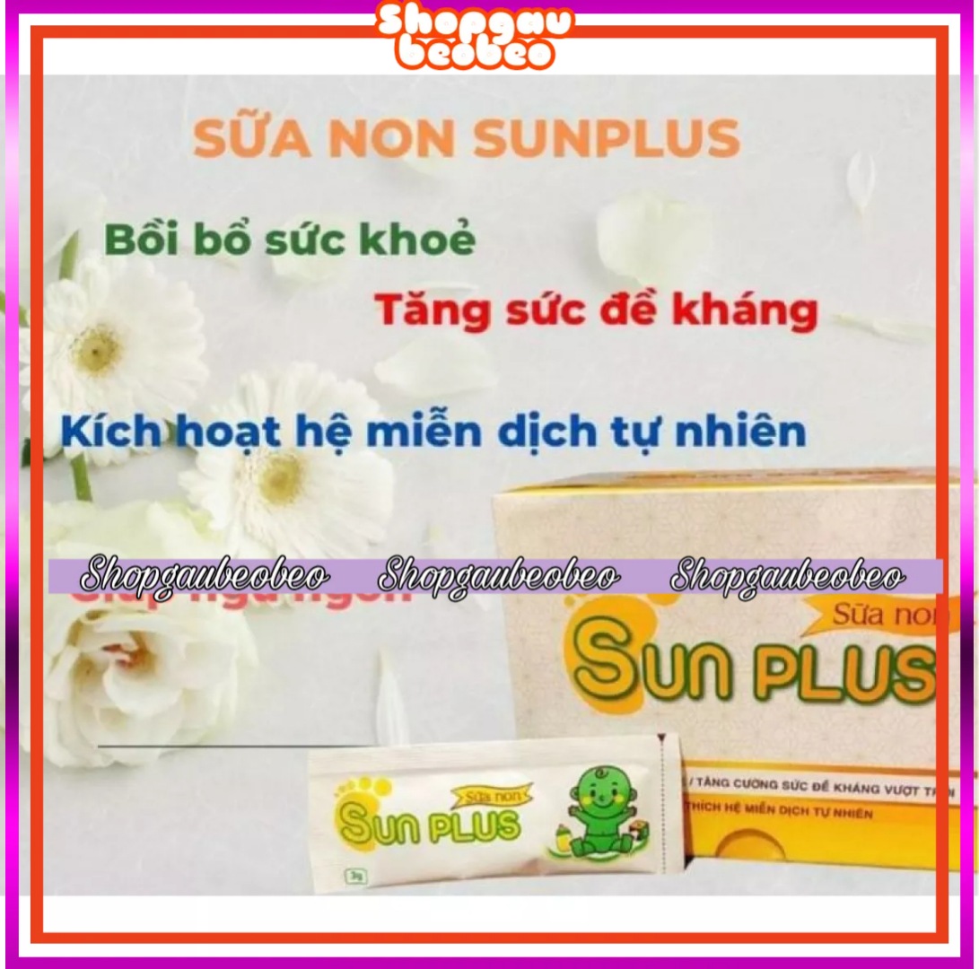 Combo men hữu cơ Sữa non Sunplus - men hữu cơ + Sữa non Sunplus ( HN )