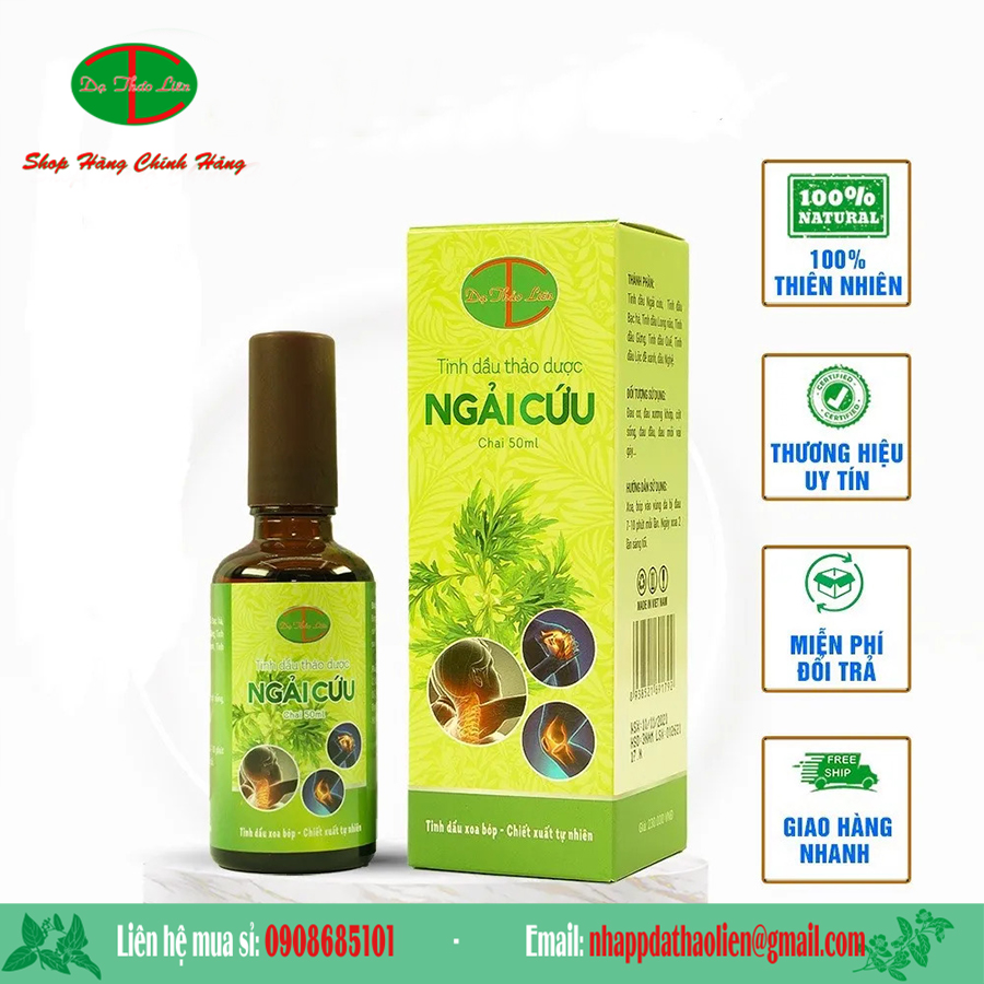 Tinh dầu Ngải cứu 50ml Dạ Thảo Liên