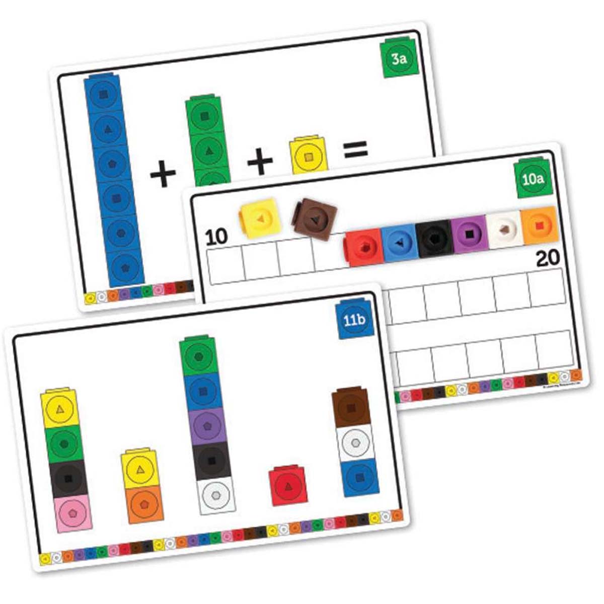 BỘ HỌC TOÁN - MATHLINK® CUBES EARLY MATH ACTIVITY SET (115 CHI TIẾT)
