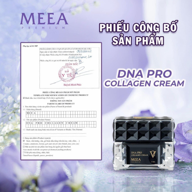 Kem Face Collagen Cá Hồi V2 Meea Và Tinh Chất [Full Size 10g và 30g]