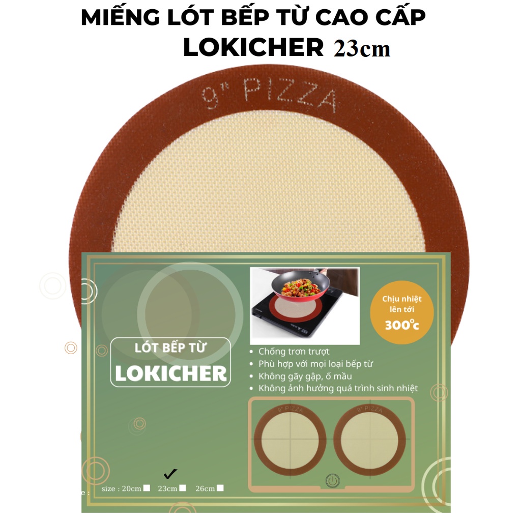 Miếng lót bếp từ LOKICHER chống trầy xước bếp, giữ vệ sinh, chịu lực, chịu nhiệt