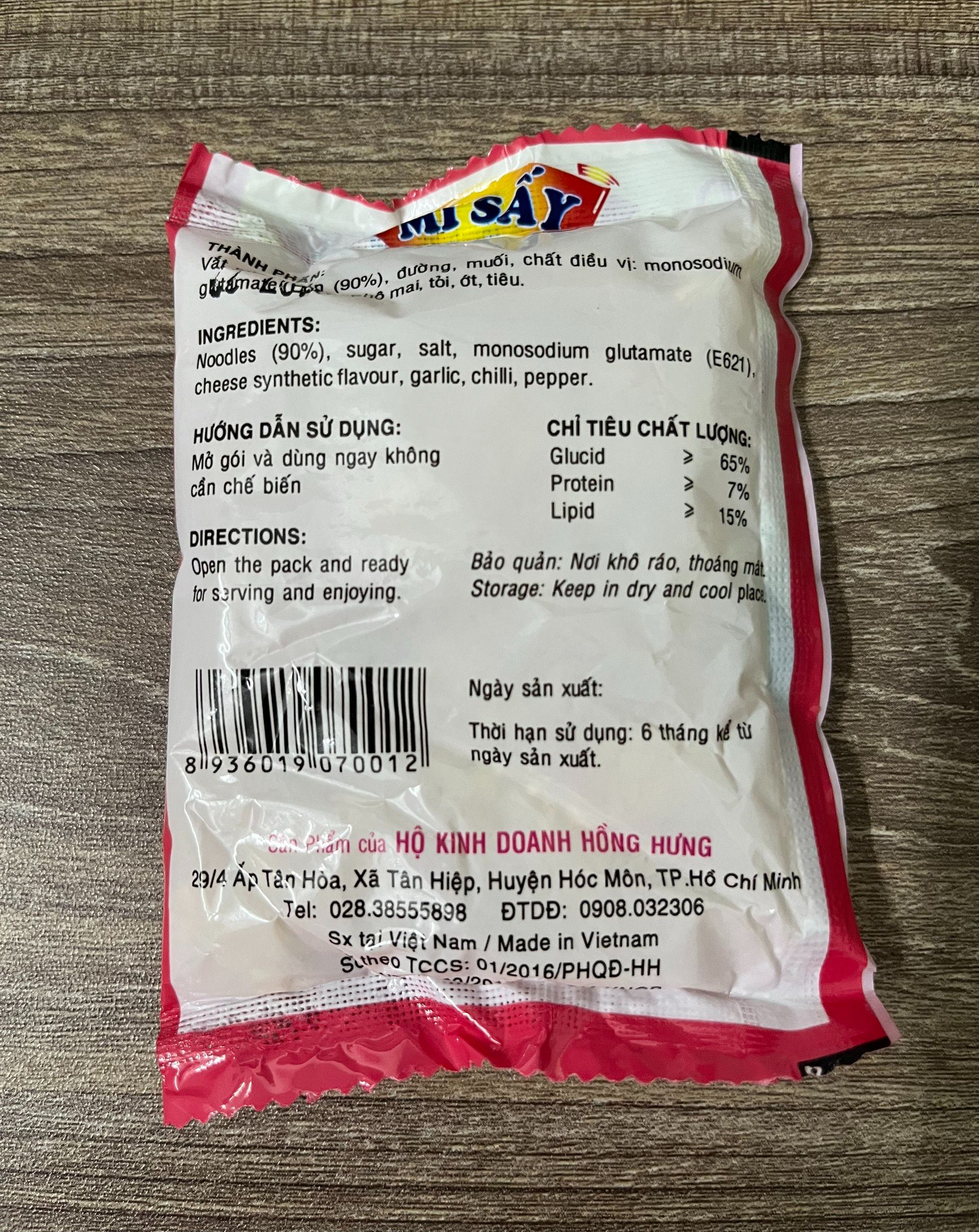 10 gói mì tôm trẻ em Miu Miu 20g (date mới)