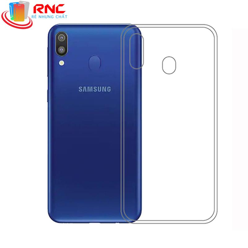 Ốp lưng Samsung A20S Silicone dẻo trong suốt cao cấp (hàng xịn)