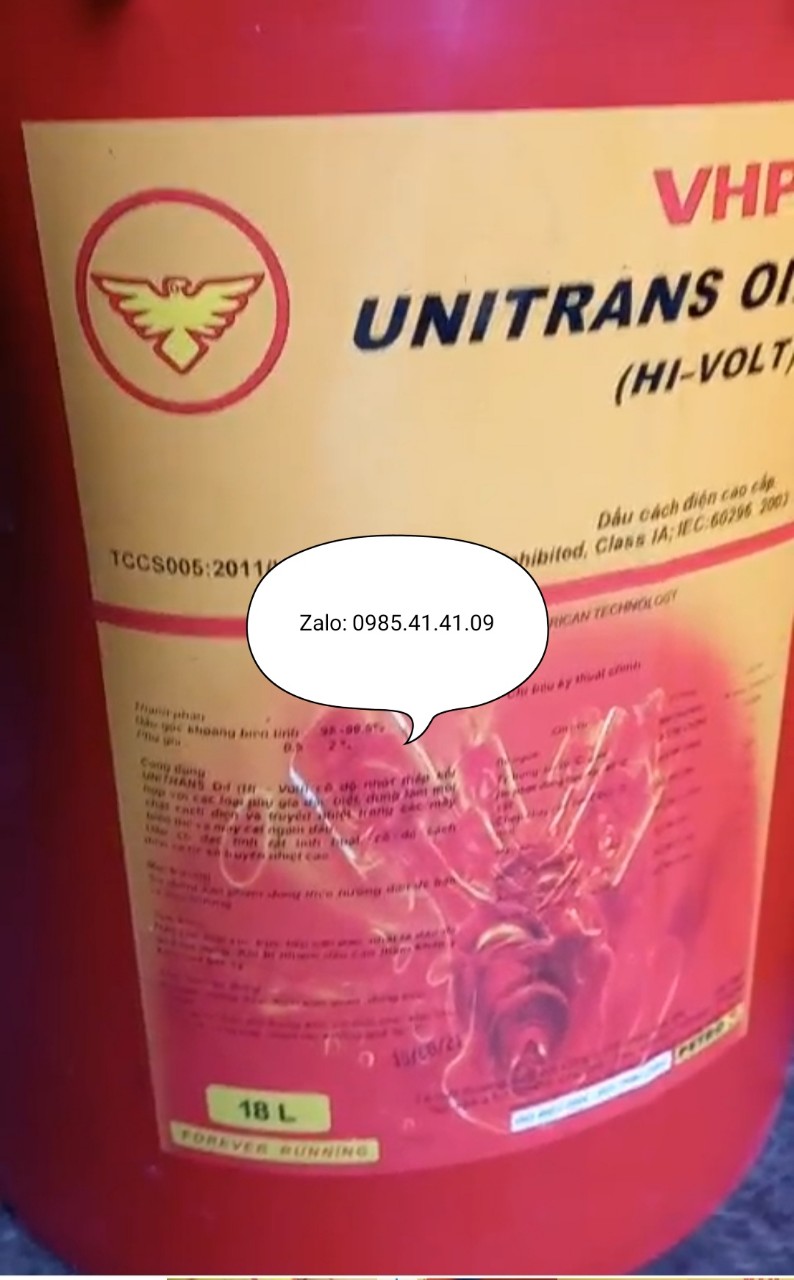 Dầu cho biến áp Unitrans Oil