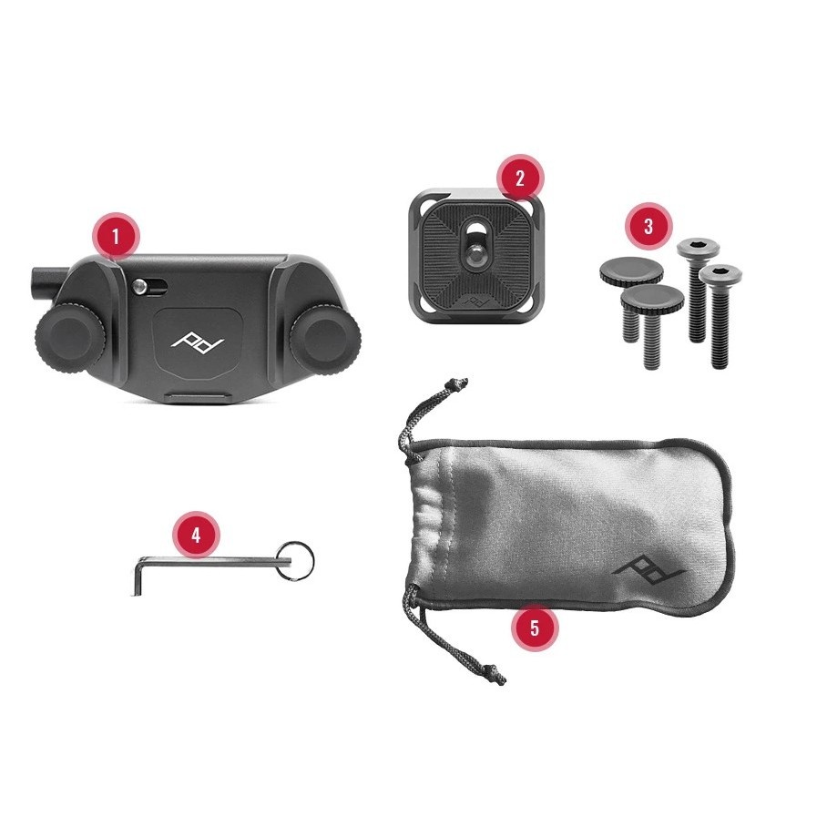 [HCM]Peak Design Capture Camera Clip V3 / Peakdesign Capture Clip V3 ( Có 2 màu Đen/ Bạc)