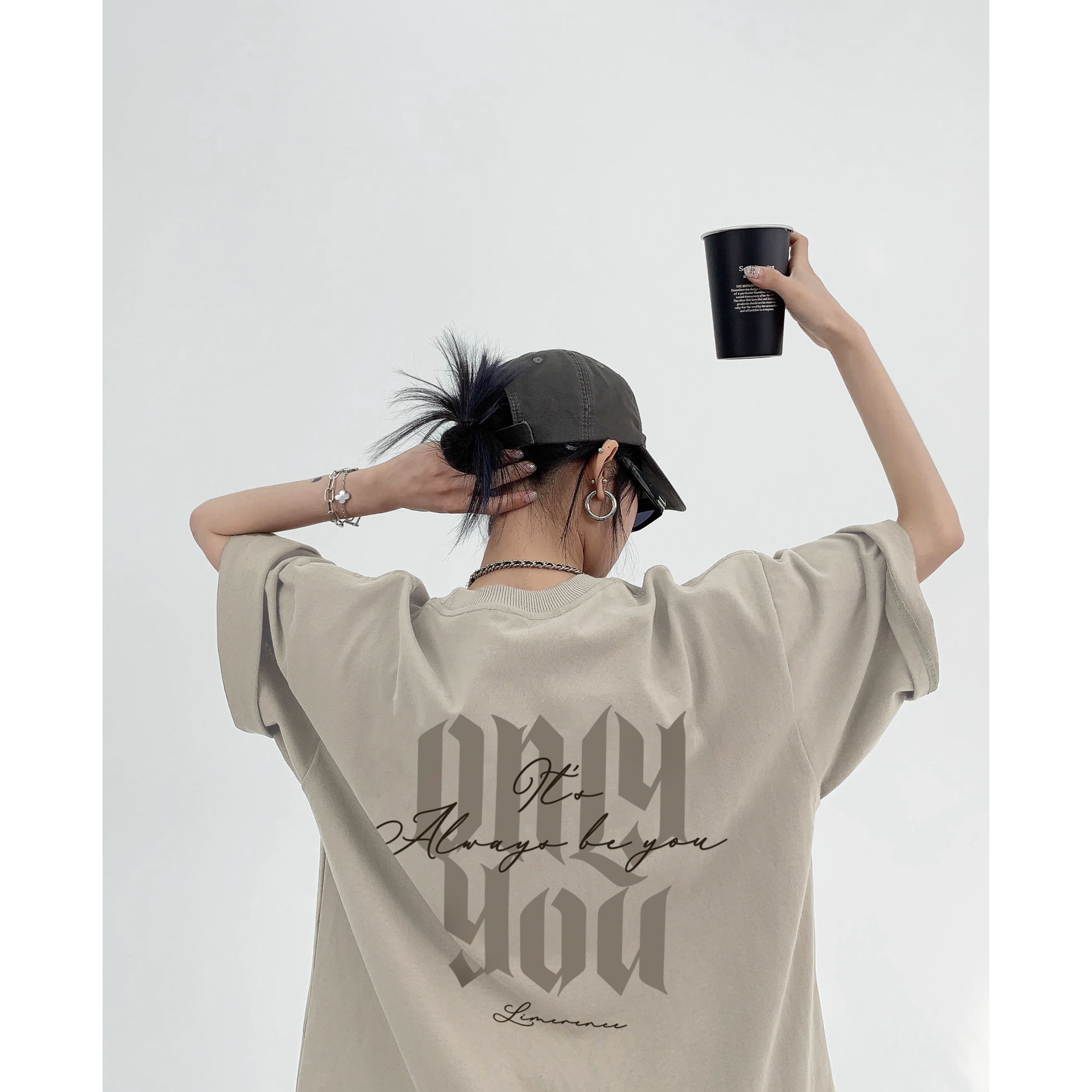 Áo thun form rộng LIMERENCE - Basic Tee Only you cotton cao cấp co giãn, dày dặn Local Brand