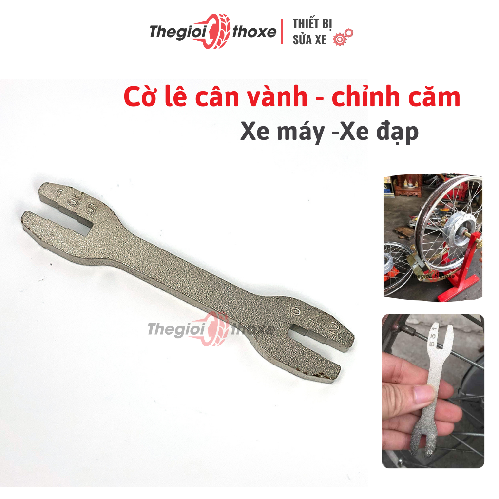 Cờ lê rút căm xe máy, xe đạp nhập khẩu, chất lượng cao | Thế Giới Thợ Xe