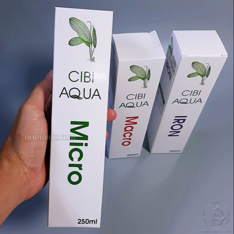 Bộ Phân Nước CIBI AQUA - MICRO | MACRO | IRON || Dòng Phân Nước Cực Hiệu Quả Dành Cho Cây Thuỷ Sinh