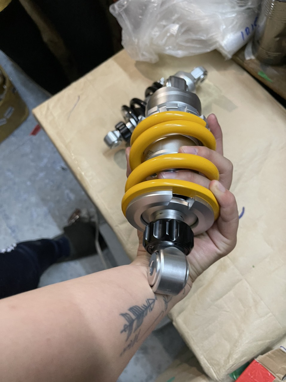 Phuộc nhún Ohlins Nitron gắn xe Ex 135 150