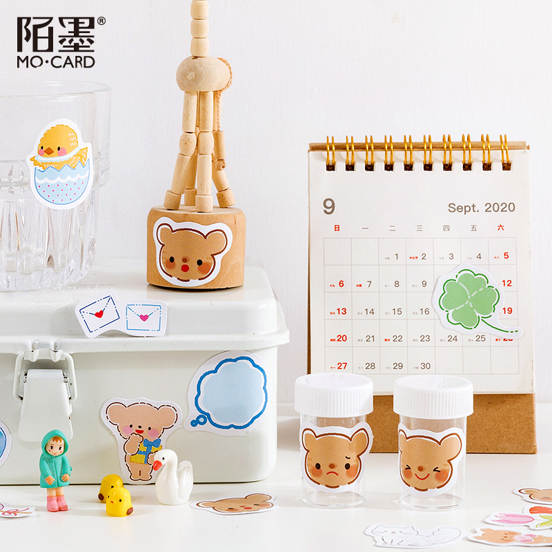 Hộp 45 Sticker Chủ Đề Kindergarten Diary Trang Trí Planner - Case Sover