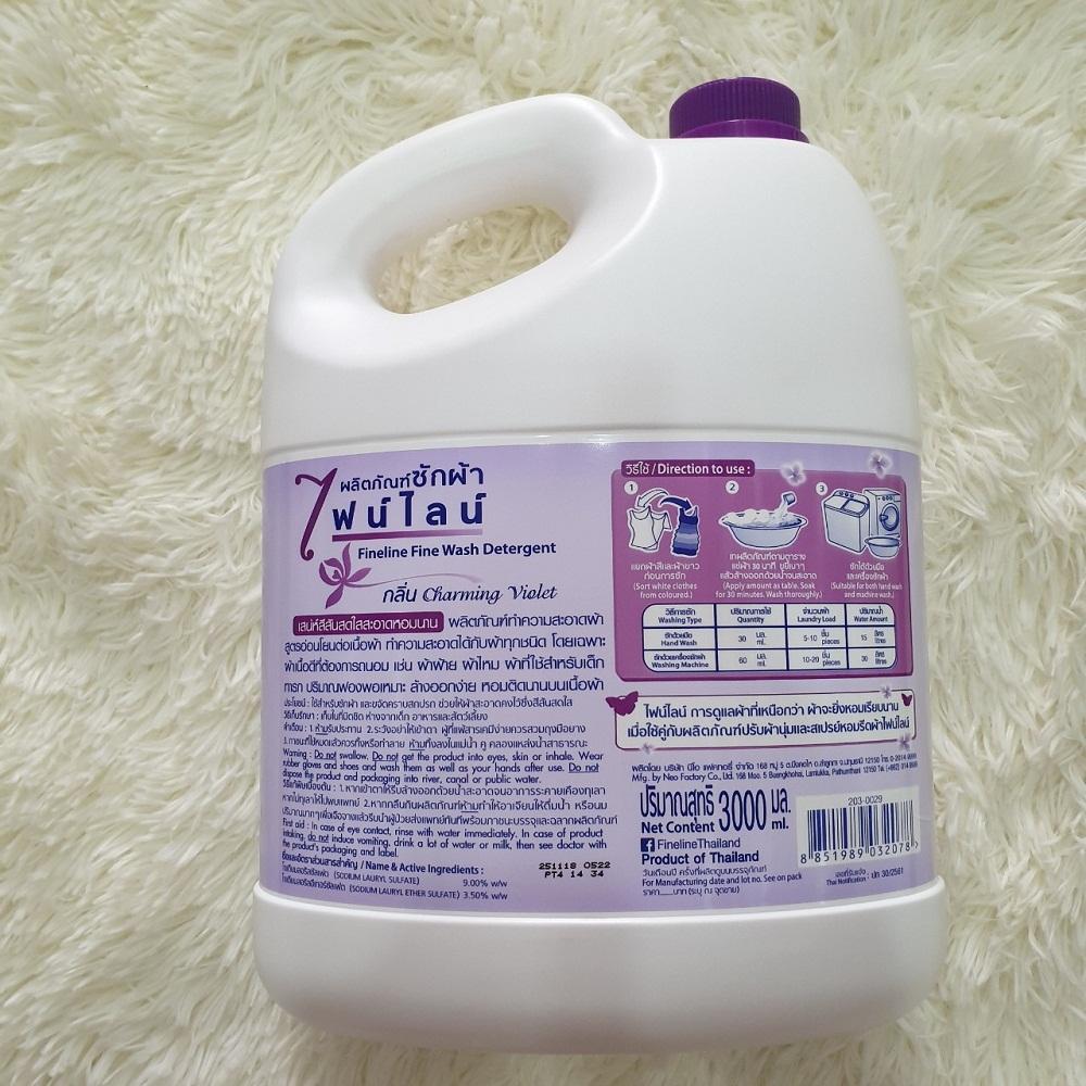 Nước giặt xả Fineline 3000ml Thái Lan