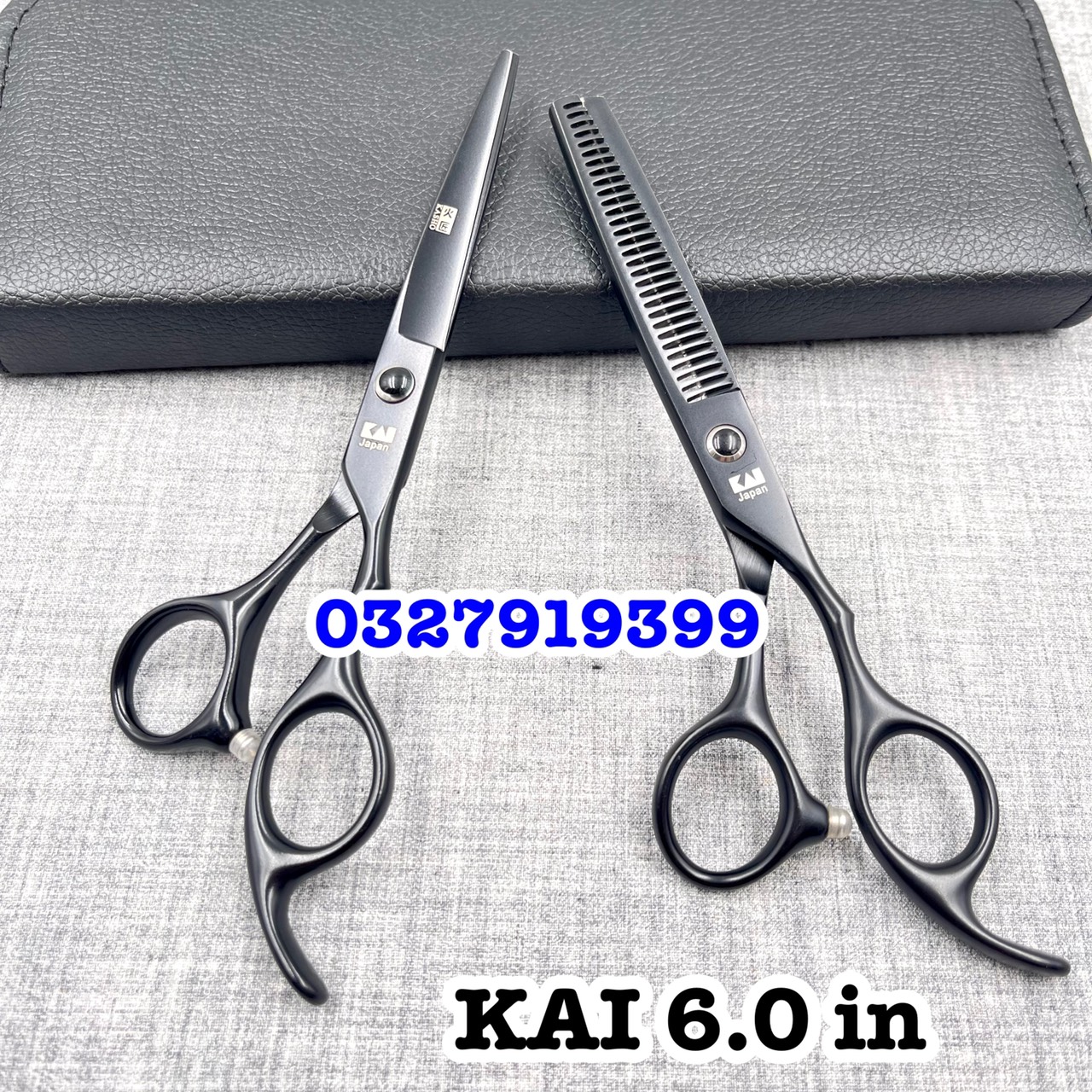 High Quality Hair Cutting Scissors 6.0 Inch Yellow Japanese Steel S440C Hardness over 62Hrc Durable Material Size 6 Inch Flat Slanted Handle Style