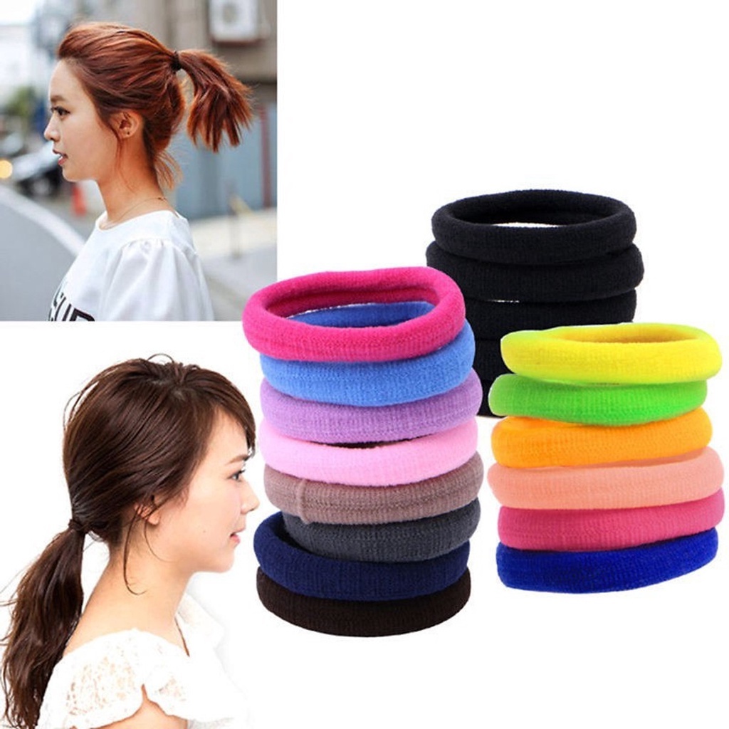 Dây chun buộc tóc ống 20 cái