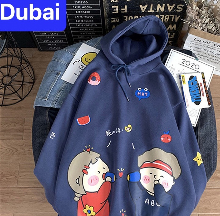 ÁO KHOÁC HOODIE NAM NỮ VIP VẢI NỈ DÀY PHOM FORM RỘNG CHỐNG NẮNG, NÓNG ĐÔNG HÈ UNISEX PHONG CÁCH HOT TREND 2KID SIÊU SÀNH ĐIỆU CAO CẤP - DUBAI FASHION
