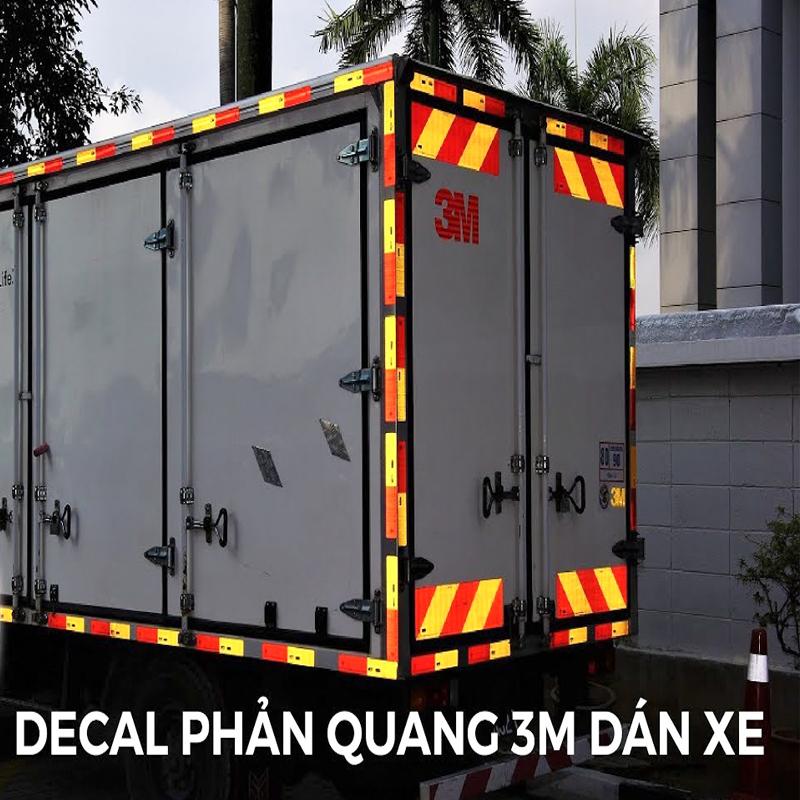 Decal Cảnh Báo Phản quang Dán Xe, Công Xưởng