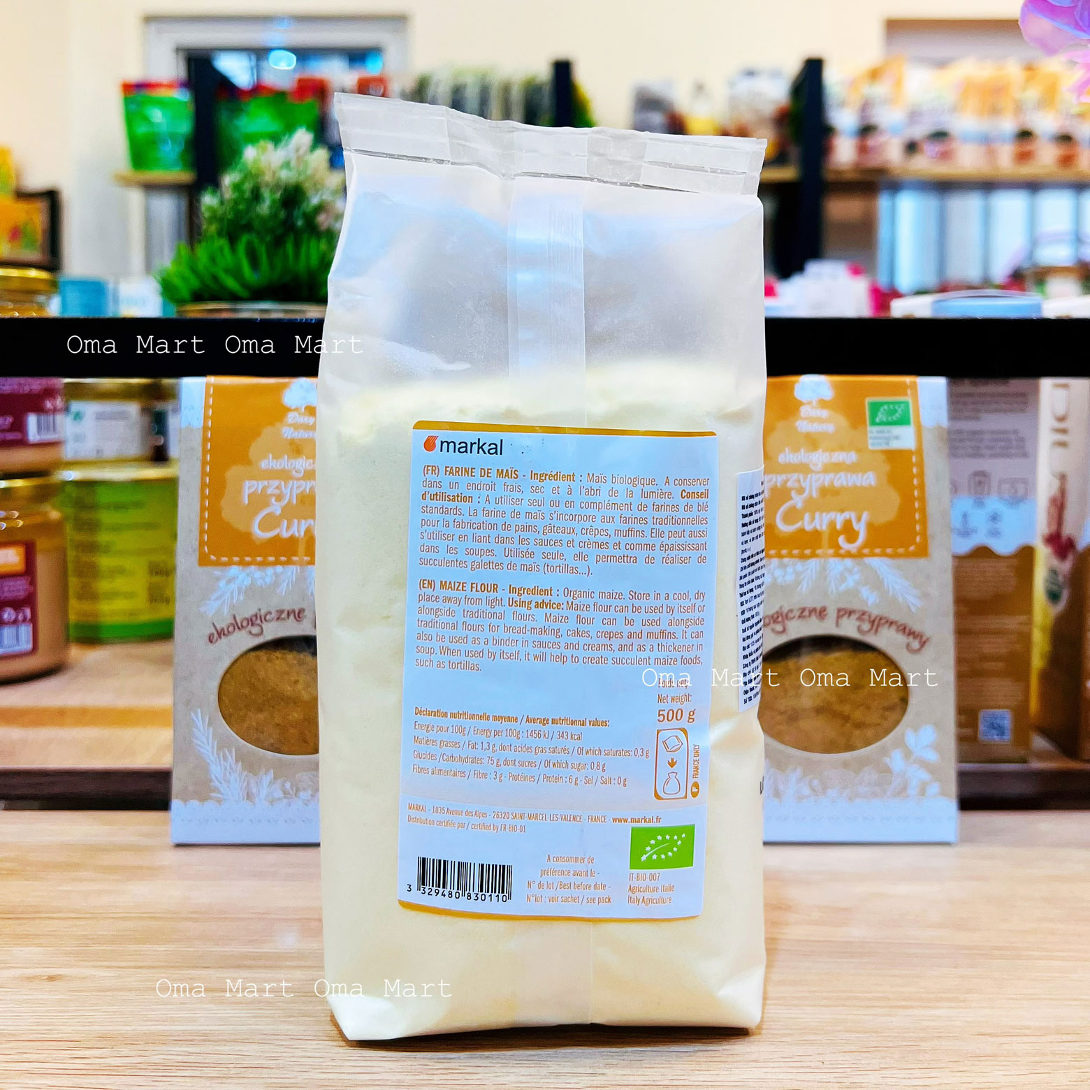 Bột bắp hữu cơ Markal 500g