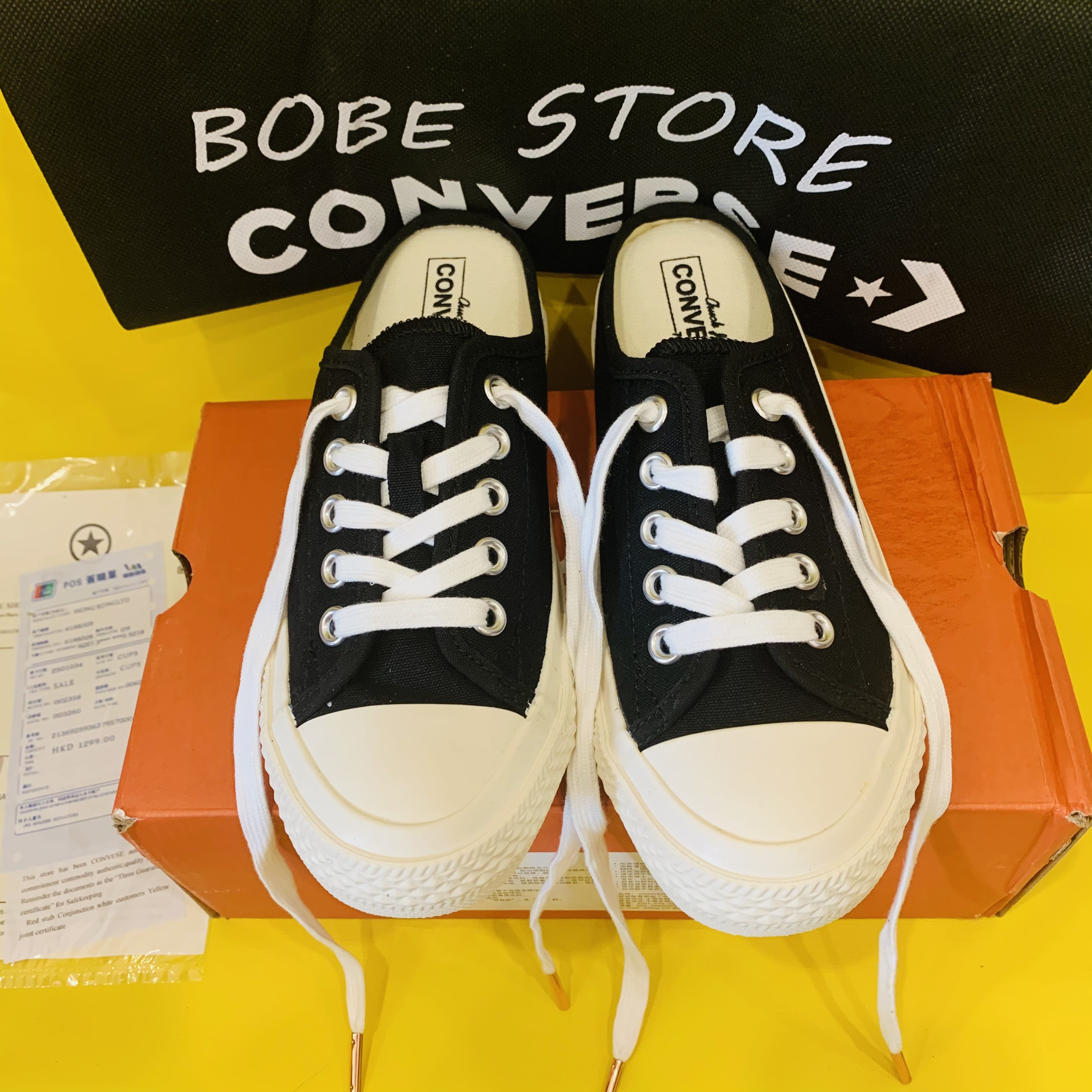 Giày Sục nữ converse 1970s màu trắng kem ( Tặng túi converse + bill + tất)