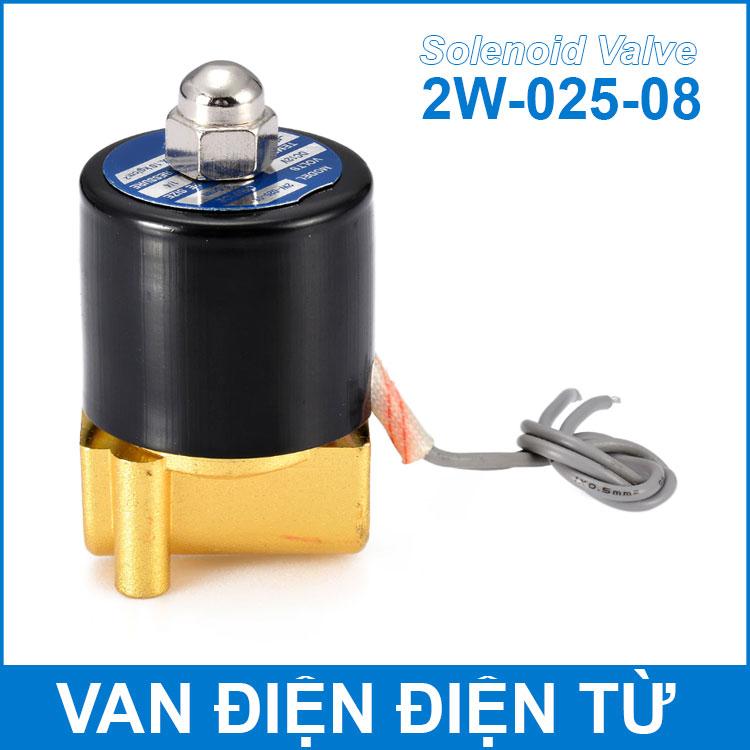 Van khóa mở nước bằng điện từ 220V 2W-025-08