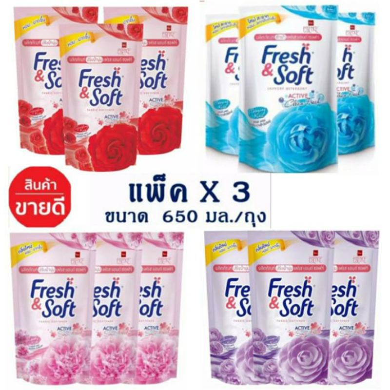 Nước Xả Vải Fresh Soft Thái Lan Túi 550ml