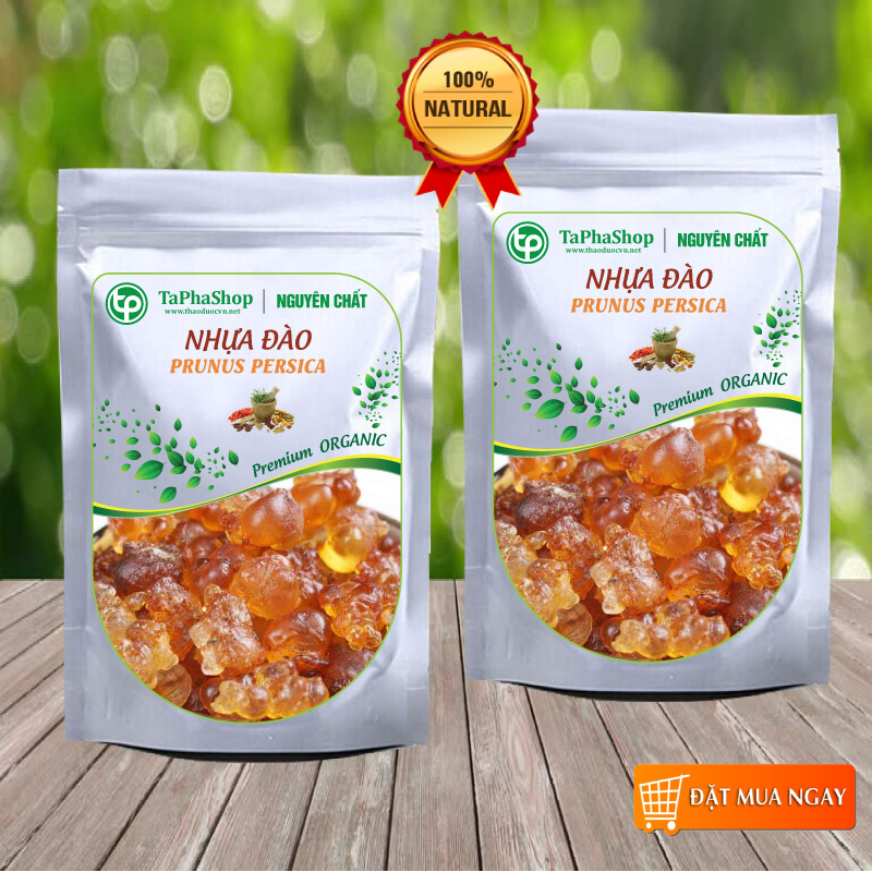 Nhựa đào khô 100g - Thảo Dược Tấn Phát