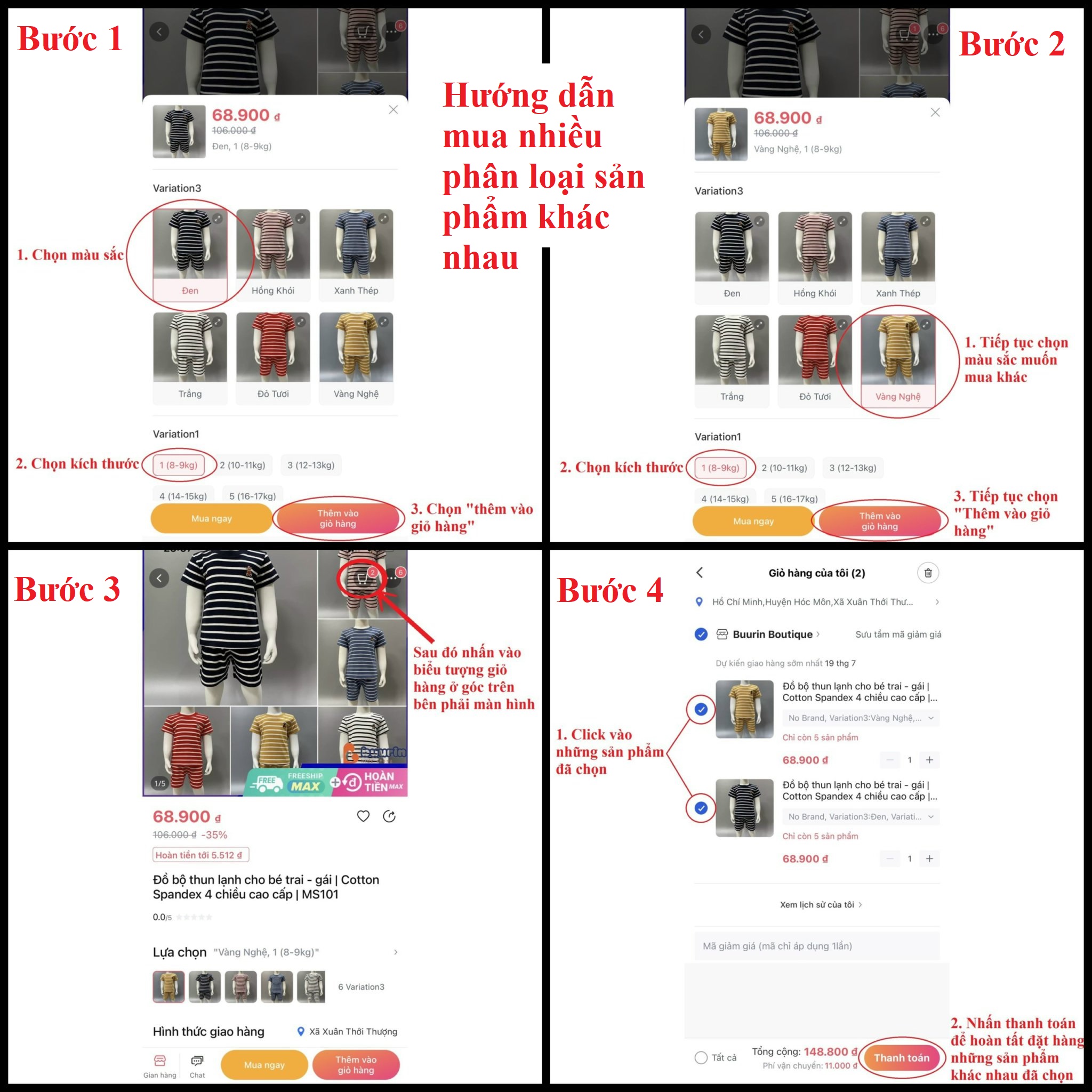 Quần đùi short bé trai 10 - 66kg | MS068
