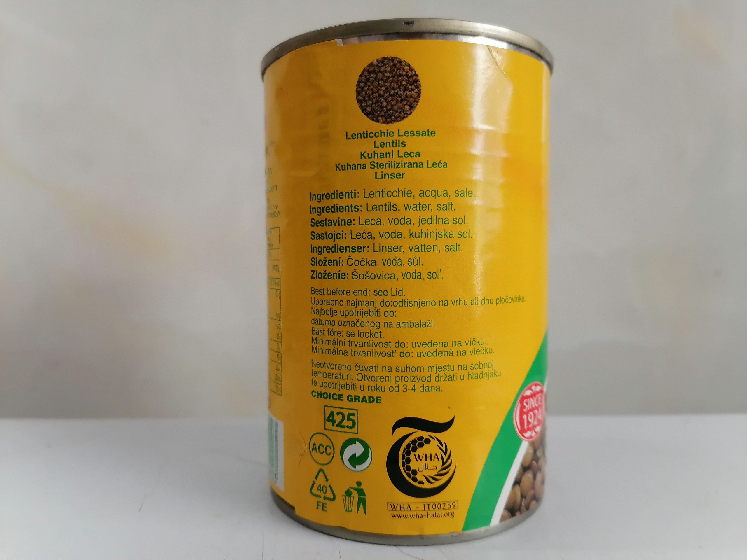 [400g] ĐẬU LĂNG [Italia] FIAMMA Lentils (halal) (atu-hk)