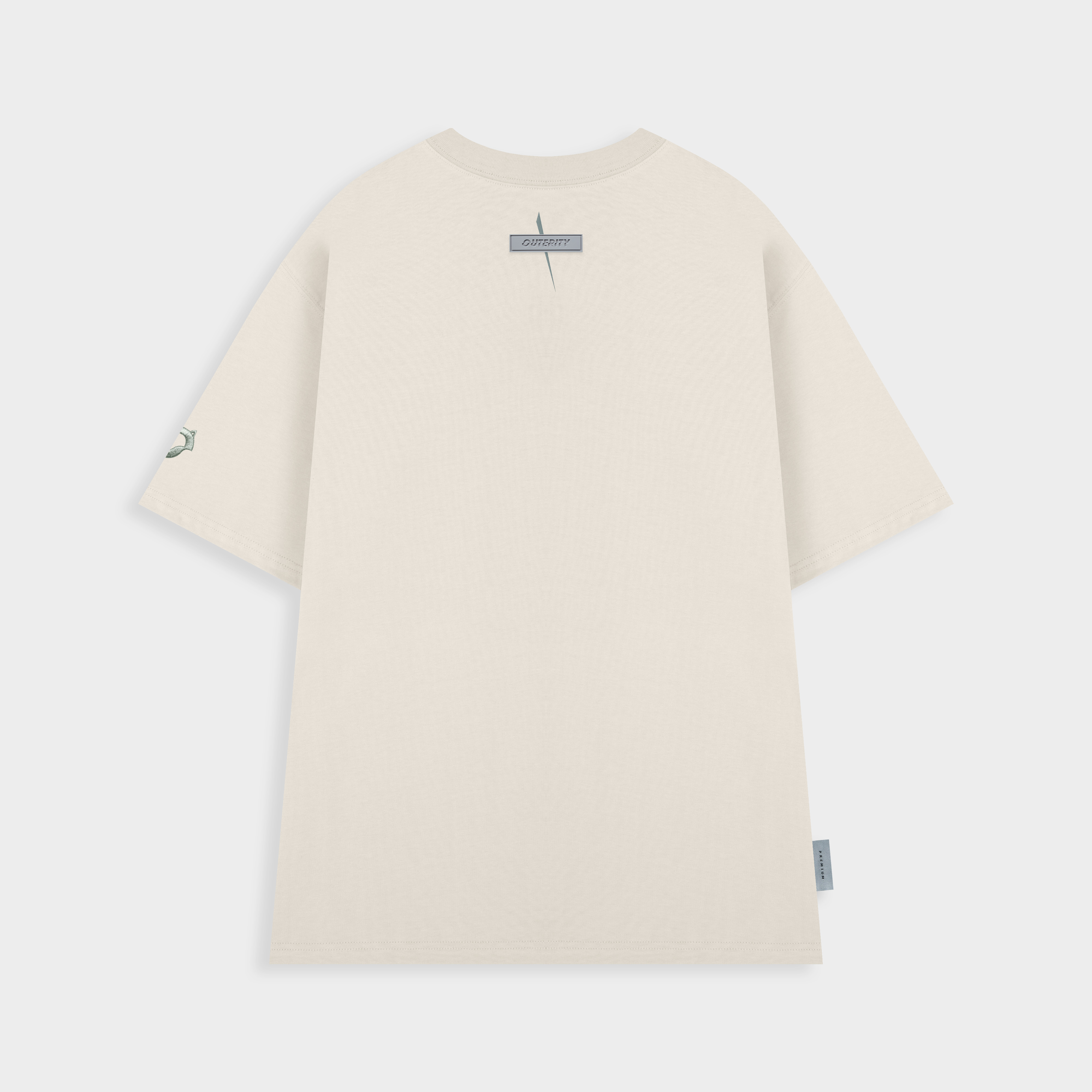 Áo thun Outerity Half Tee / Màu Xám Trắng - ATO1009
