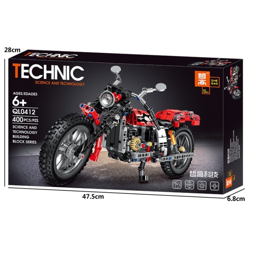 [HCM]LEGO Xe Máy Phân Khối Lớn Lắp Ráp Harley Davidson QL0142