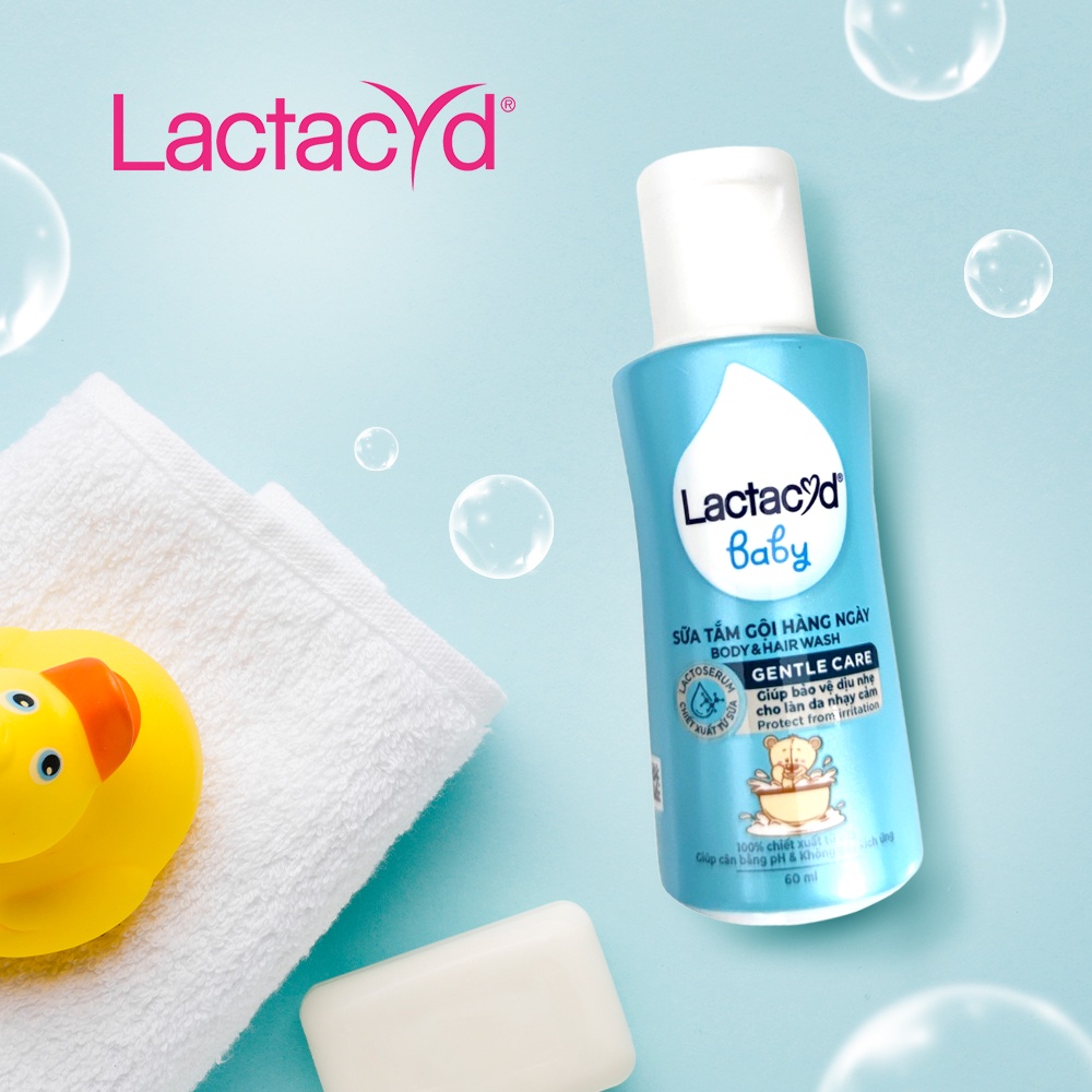 Sữa Tắm Gội Trẻ Em Lactacyd 60ml/chai