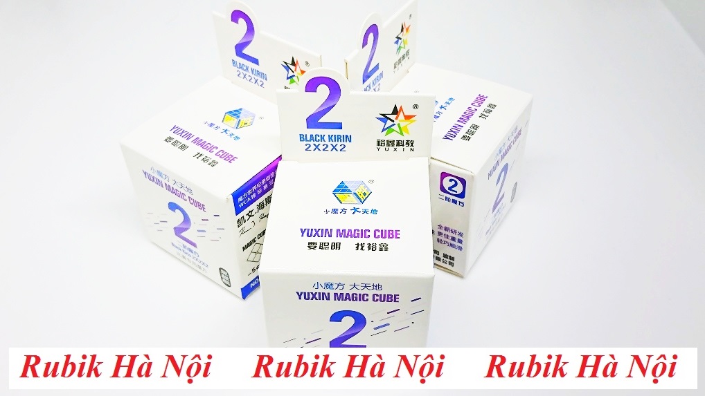Rubik 2x2 Yuxin Black Kirin