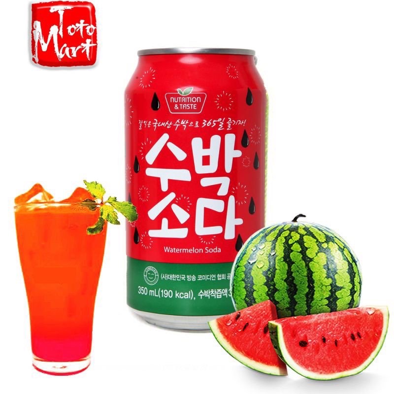 Nước soda Hàn Quốc các loại (350ml)