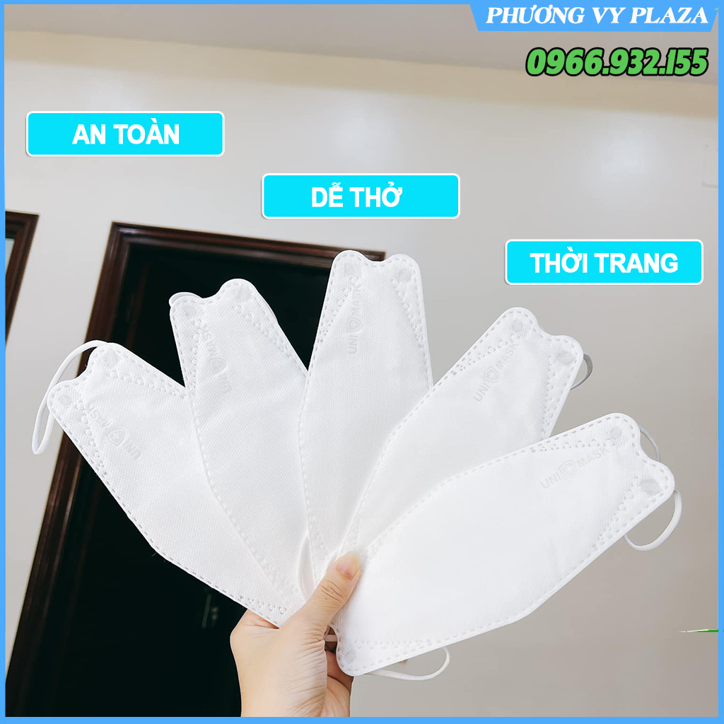 5 chiếc khẩu trang KF94 UNIMASK 4 lớp kháng khuẩn
