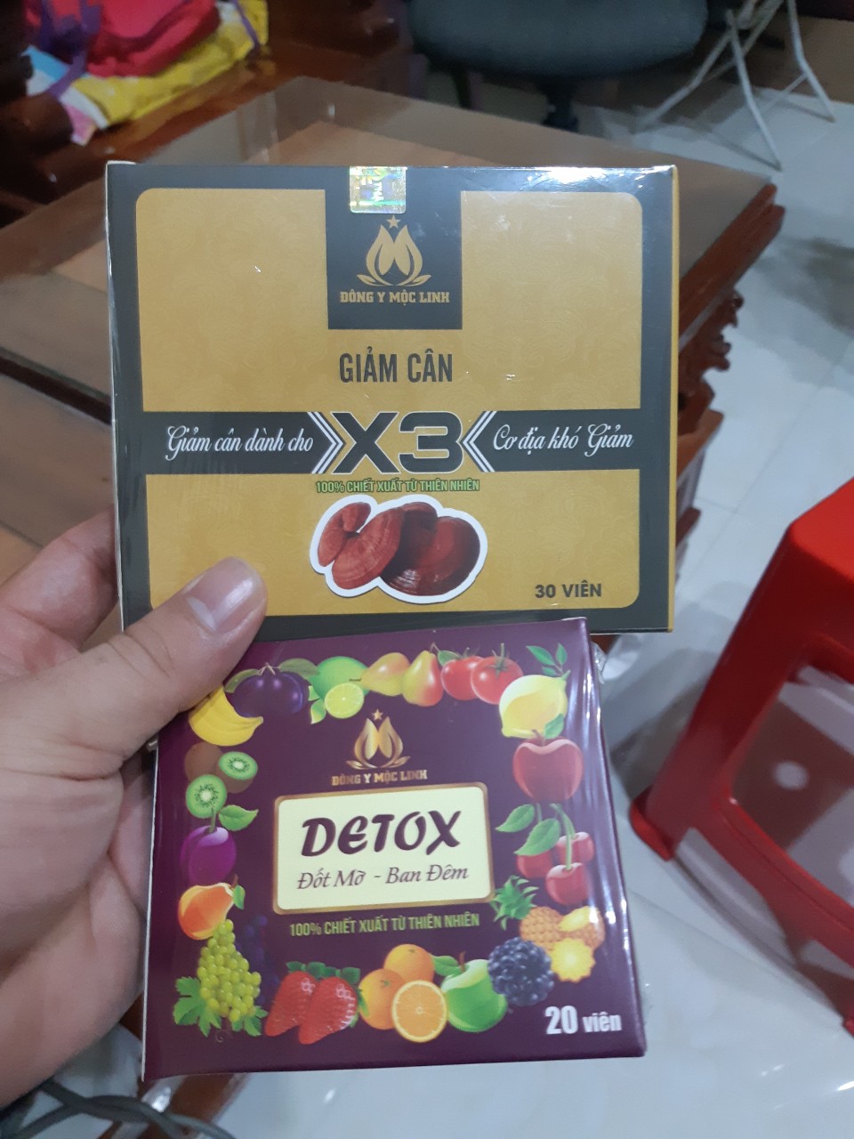 Giảm Cân Mộc Linh X3 (tặng 20 viên detox)