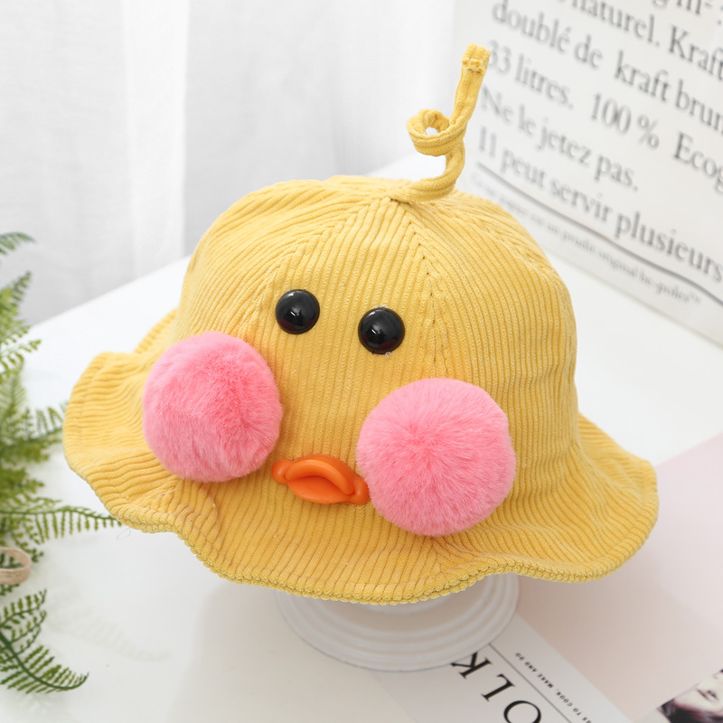 nón vành vịt xinh xinh 2 má hồng cho bé