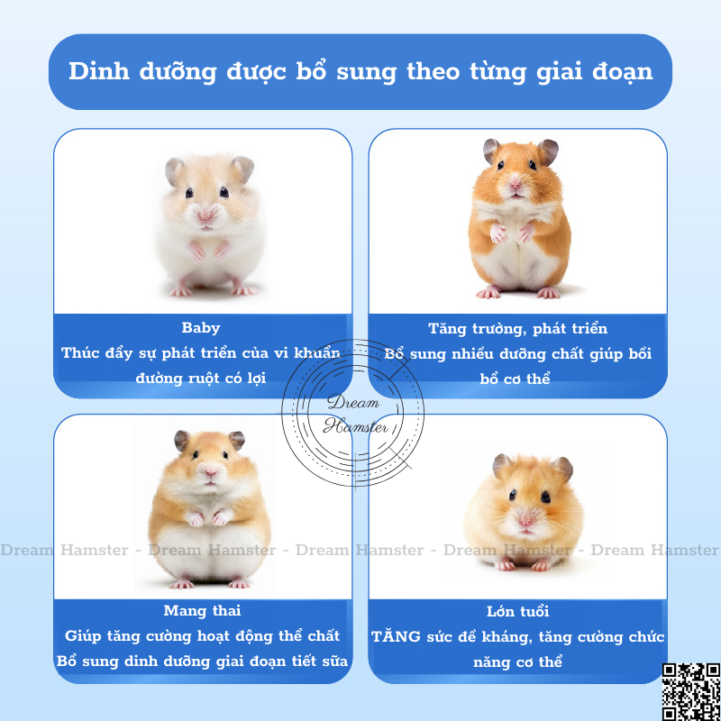 Bột sữa dê Bucatstate cho hamster và thú nhỏ
